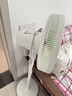美的（Midea）【幸运草安睡1S】一级能效直流变频声控电风扇家用遥控卧室静音落地扇台式桌面抗菌大风力转页扇 实拍图