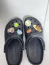 卡骆驰（CROCS）檀健次同款经典洞洞鞋轻便百搭女沙滩鞋包头拖鞋男鞋|10001 黑色-001(含智必星) 41 /42(260mm) 实拍图