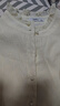 百图betu女装秋季新款衬衫压皱肌理气质立领百搭衬衫女2309T52 浅杏色 L 实拍图