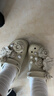 卡骆驰（CROCS）新款厚底云朵洞洞鞋送女友礼物206750 骨白色 38 -39 实拍图