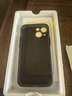 奶小鸭 适用苹果13mini手机壳 iphone13mini保护套镜头全包超薄透明磨砂防摔软壳男女款 深空黑 实拍图