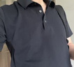 京东京造纯棉液氨抗皱免烫polo衫男短袖男士t恤男装新款父亲节礼物黑3XL 实拍图