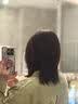 瑞贝卡（Rebecca）假发女全真人发偏分刘海中长微卷锁骨发优雅时尚整顶头套 清新款 深棕色 中发 30cm 半手织工艺 实拍图