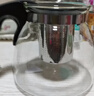 茶吧机饮水机玻璃电热水壶茶壶茶台电茶炉保温壶单壶带滤网耐高温茶具大容量水壶泡茶壶茶水分离 黑色半把款式 实拍图