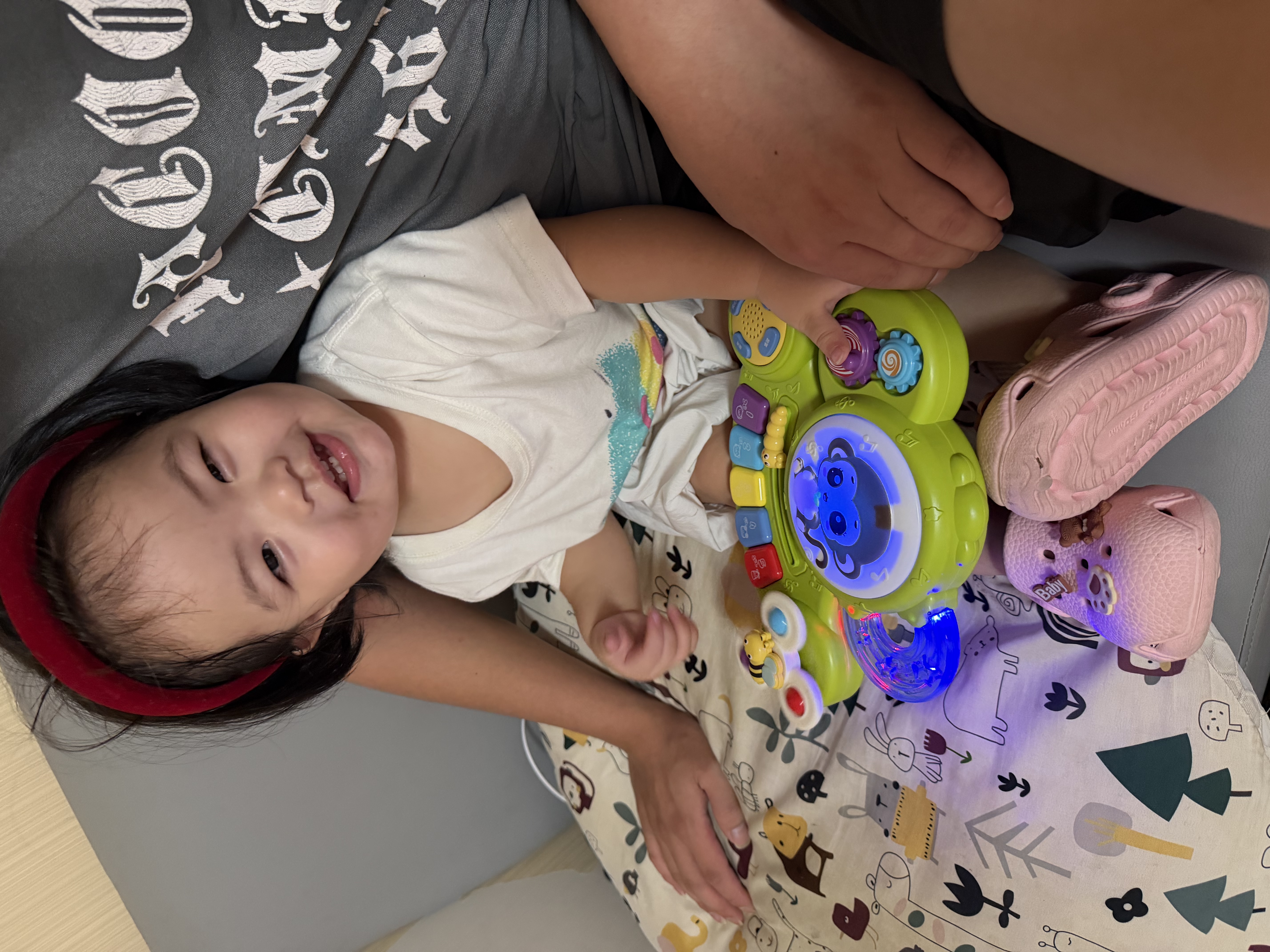 COOKSS婴幼儿手拍鼓电子琴多功能转转乐消耗体力玩具小月龄儿童益智礼物 实拍图