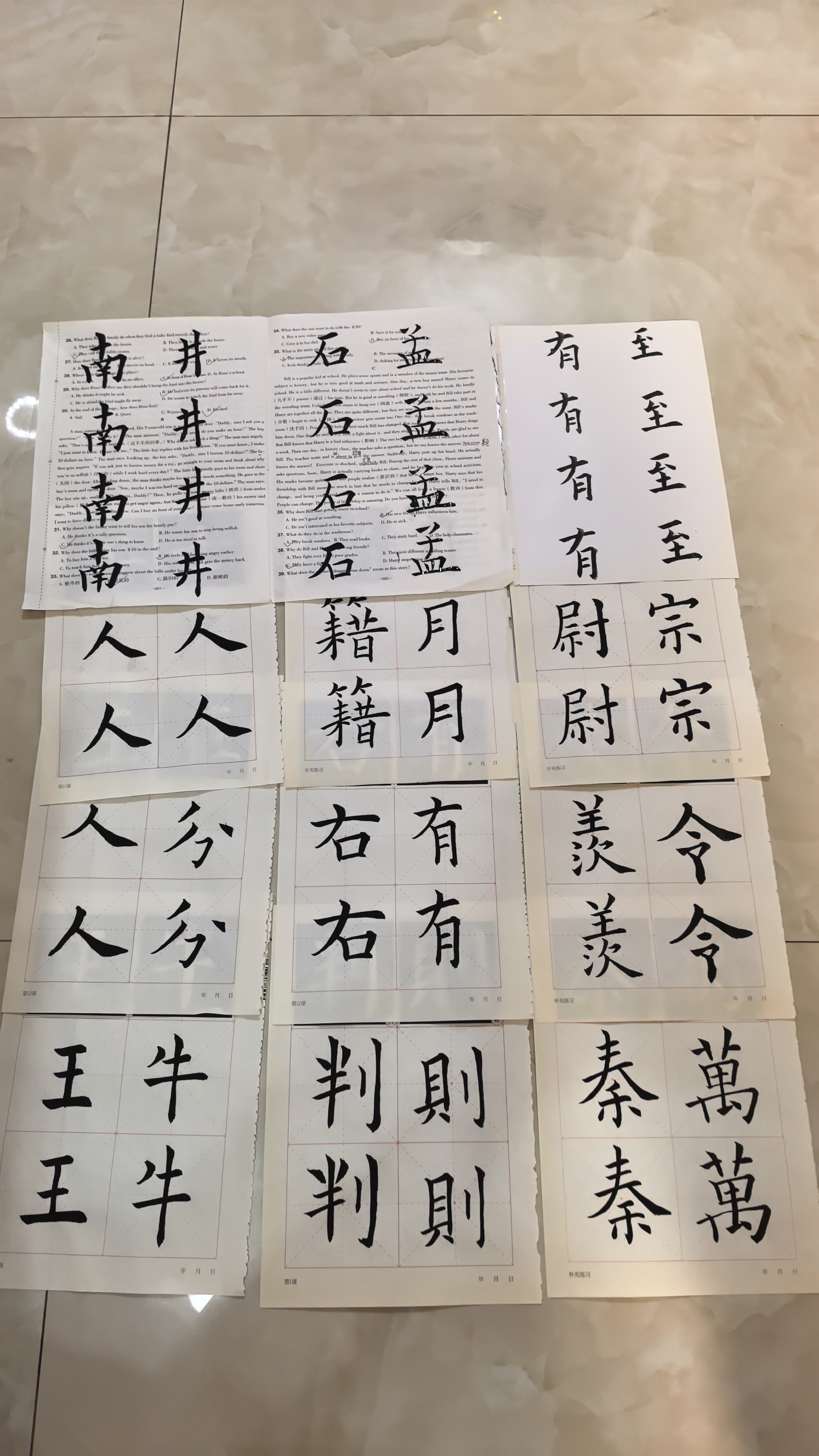 善琏湖笔鸿雁毛笔专业级兼毫初学者练字中楷中号文房四宝书法笔国画湖州湖笔白云字帖套装书法专用 鸿雁兼毫中【单支】 实拍图