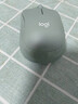 罗技（Logitech）M221 轻音鼠标 无线鼠标 办公鼠标 对称鼠标 带无线微型接收器 薄荷绿 实拍图