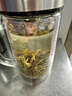 富光双层玻璃杯支持团购定制泡茶杯办公杯带把 大容量男女水杯子580ML 实拍图
