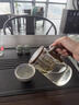胖东来同款2026磁吸飘逸杯泡茶壶家用全玻璃内胆茶水分离茶壶茶具 茶方圆(透明色)600ML 实拍图