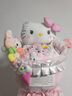AWHAHelloKitty玩偶花束库洛米卡通毛绒玩偶花束生日礼物送女朋友 糖果色hellokitty玩偶花束+礼袋灯串 实拍图