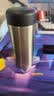 膳魔师（THERMOS）保冷保温杯400ML高真空不锈钢商务办公保温杯JCG-400C SBK 实拍图