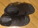 意尔康凉鞋男【送爸爸】真皮软底透气户外休闲沙滩鞋男士凉鞋 棕色44 实拍图