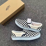 VANS范斯官方 经典款Slip-On经典一脚蹬男女鞋帆布鞋VN000EYEBWW 黑白棋盘格 42.5 实拍图