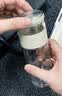 京东京造双层加厚玻璃杯 无铅高硼硅带茶隔水杯304茶隔泡茶杯男士360mL 实拍图