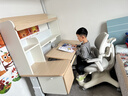 京东京造沐光桌2.0护眼大路灯100w儿童写字学习桌书桌椅套装3-18岁1.2m蓝 实拍图