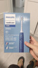 飞利浦（PHILIPS）声波电动牙刷钻石3系【囤货装4刷头】5倍洁齿5种模式 情人节礼物送男生女友 HX5181/02 星云蓝 实拍图