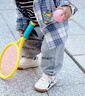 泰兰尼斯春夏季学步鞋男宝宝鞋子女童婴儿鞋透气软底机能鞋 白蓝 21码 实拍图