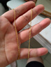 CRD克徕帝【现货闪发】18K金项链女素链送女友锁骨链生日礼物一口价 【KX00024Y-肖邦链】K黄/约1.5g 实拍图