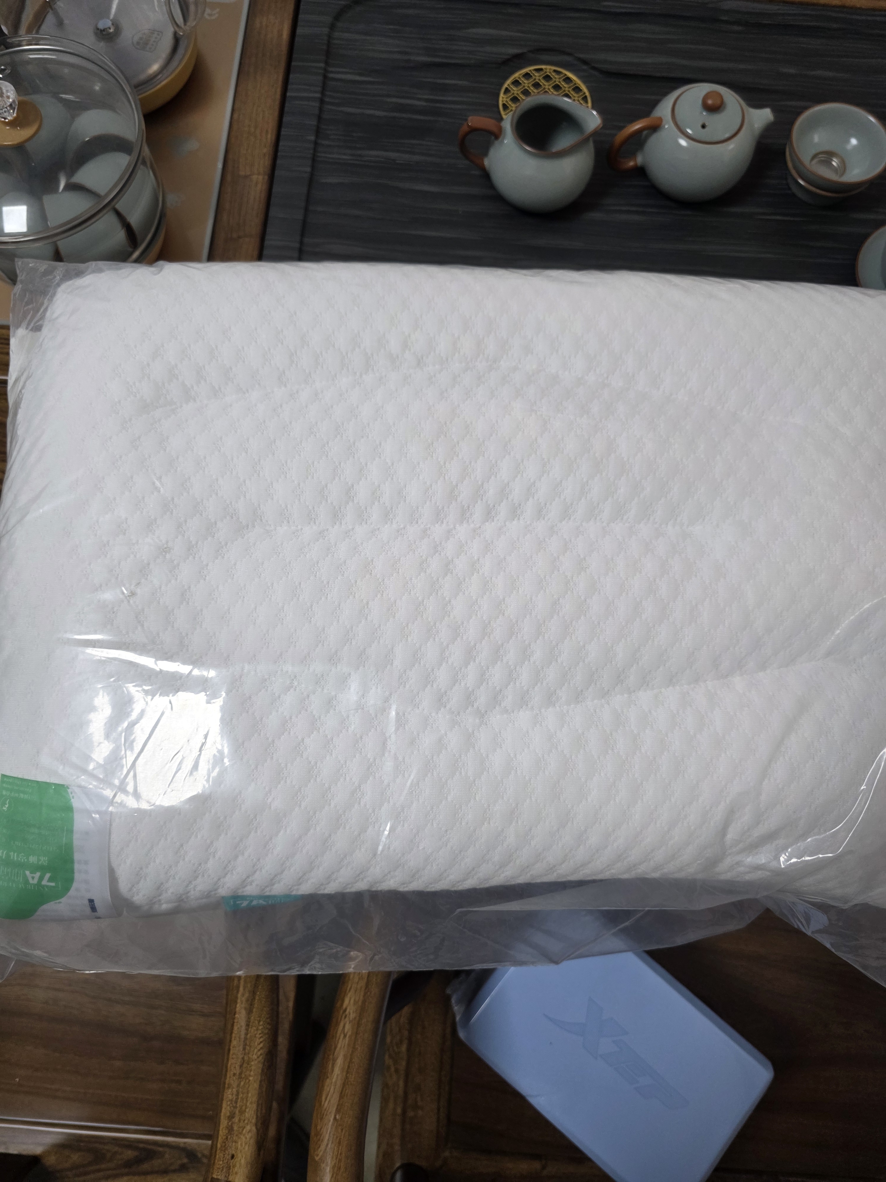 俞兆林枕头护颈枕睡眠颈椎病深度睡觉专用枕芯侧睡高枕不塌双层舒颈枕 实拍图