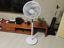 美的（Midea）【飓风节能】七叶柔风立式电风扇/家用轻音落地扇/台式小型风扇/大风力遥控定时摇头风扇 SAH35BSJ 实拍图
