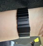 JINGZ适用苹果手表iwatch s10/s11表带纯钛金属ultra3/2钛合金apple watch磁吸9/8/7/6米兰尼斯夏季男女 新【黑色】纯钛丨磁吸45/46/44/49mm 实拍图