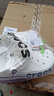 卡骆驰（CROCS）贝雅卡骆班洞洞鞋轻便耐磨一脚蹬休闲鞋女鞋时尚沙滩鞋|205089 白/深蓝-126 41 /42(260mm) 实拍图