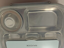 美厨（MAXCOOK）304不锈钢饭盒4.5cm加大加深5格学生饭盒保温盒2L配餐具个MCFT111 实拍图