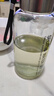 【送杯套】大容量加厚玻璃杯子便携杯茶水分离带杯套泡茶水杯 透明 1000ml吨吨桶 1只装 实拍图