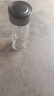 【京东物流配送】高硼硅双层玻璃杯大容量泡茶杯水杯子茶水分离杯 【双层加厚】茶杯350ml1只 实拍图