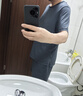 京东京造10A抗菌50支棉莫代尔凉感睡衣男夏季睡衣短袖T恤家居服海岩灰XL 实拍图