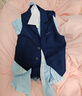 罗蒙儿童西装男童礼服六一演出服马甲套装主持婚礼毕业 藏青 150 实拍图