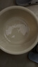 京东物流 奶油风加厚洗脸盆家用洗菜盆学生宿舍洗内裤收纳盆泡脚 实惠款1个(大号) 奶油色 实拍图