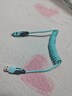 车载伸缩弹簧65W充电线四合一数据线适用华为苹果16iPhone快充线 车载弹簧线（蓝色）-1条装 实拍图