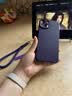 品胜 适用苹果14手机壳 iphone14柔性液态手机壳全包防摔超薄保护套亲肤手感男女款直边保护软壳深紫色 实拍图