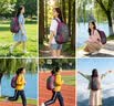 米熙休闲运动双肩包旅行包女14英寸电脑包大容量旅行包背包旅游超轻便 实拍图