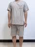 莫代尔100棉男士睡衣男全棉夏季薄款圆领短袖短裤简约风外穿家居服套装 实拍图
