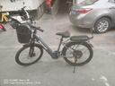 飞鸽女士锂电池助力电动自行车24寸新国标长续航代步电瓶车 SU7-24寸 SU3石墨灰-辐条轮/单速/速度传感 10Ah-约电动续航40KM 实拍图