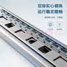 DTC东泰抽屉轨道滑轨三节全拉出轨道阻尼缓冲走珠导轨45mm 三节阻尼缓冲静音轨道-电泳黑钢 12寸300mm（一副2条装） 实拍图