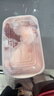家の物语（KATEI STORY）日本冰箱收纳盒冻肉分格盒子冷冻保鲜盒食物分装盒食品级冰箱专用 日本进口超值套装1【5件套】 实拍图
