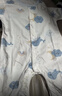 舒贝怡2件装婴儿衣服夏季薄款新生儿连体衣短袖哈衣儿童爬服蓝色80CM 实拍图