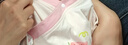 舒贝怡2件装婴儿衣服夏季新生儿连体衣短袖哈衣男女宝宝爬爬服 粉色73 实拍图