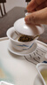 韵化羊脂玉瓷陶瓷盖碗单个悬停敬茶杯青花功夫茶具盖子悬浮泡茶碗试用 羊脂玉-水墨江山-悬停三才盖碗 实拍图