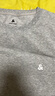 杰克·琼斯（JACK&JONES）26年男装四季打底T恤男士凉感透气多色情侣款短袖t恤水洗不易走形 花灰色G41 L 180 实拍图