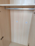 全友（QUANU）家居现代简约风成品大衣柜顶柜组合家具家用卧室分段式衣橱柜子 【白橡木色】1.86m五门衣柜 多规格灵活组合+科学分区收纳 实拍图