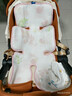 babycare自然凉选车席透气宝宝专用手推车坐垫通用席子薄荷冰柠38×70CM 实拍图
