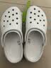 卡骆驰（CROCS）（crocs）经典Clog男女洞洞鞋一脚蹬沙滩鞋 CR10001-1FT  37  实拍图