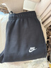 耐克（NIKE）男运动裤 冬季针织加绒锥形休闲裤 温暖舒适 BV2708-010 黑 M 实拍图