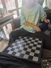 友邦（UB） 国际象棋磁性折叠便携成人儿童学生教学露营用棋4812B-C(大号) 实拍图