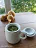 尚言坊汝窑创意陶瓷杯茶杯茶水分离马克杯水杯办公室家用泡茶杯男士专用 实拍图