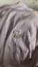 女婴儿连体衣夏季薄款纯棉提花宝宝衣服长袖空调服夏装外出服 紫色 73cm 实拍图